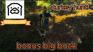 Turkey hunting from the golden treestand in the hunter classic  (+bonus big buck)