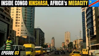 Inside DR Congo's Capital Kinshasa ( KINSHASA, Africa's MEGACITY ) 🇨🇩🔥