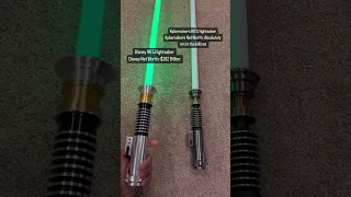 Disney Lightsaber vs Neopixel Lightsaber #lightsaber #starwars #neopixellightsaber #neopixel #vs