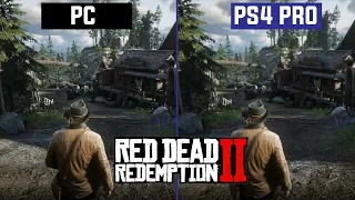 Red Dead Redemption 2 Graphics Comparison (PC vs PS4 Pro)