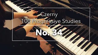 ツェルニー100番練習曲 34番 ( Czerny op.139, No.34, from 100 Progressive Studies )