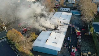 Commercial Structure Fire BOX ALARM Oakhurst New Jersey 11/22/22
