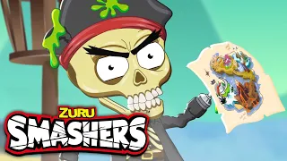 1 HOUR Of SMASHERS! | Brazing Brawl of Zombies + More Kids Cartoons! | ZURU | Smashers World