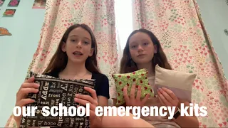 our back to school emergency kits! middle school/ high school essentials for school