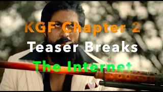 KGF Chapter2 TEASER KGF Chapter 2 Teaser Record Break Yash| Sanjay Dutt |Raveena| Srinidhi Shetty