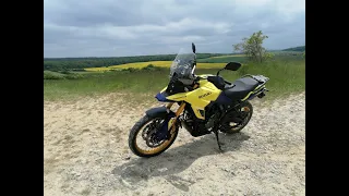 SUZUKI V-Strom 800 DE, erster Tag im Besitz, vorher nie gefahren! Frank´s erster Check hier !