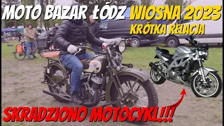 Moto Weteran Bazar Łódź (Wiosna 2023) - relacja z giełdy. Skradziono Suzuki SV 1000 N