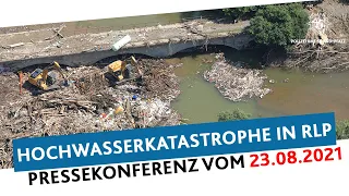 Nach Hochwasser: Presseinformation zur aktuellen Lage (23.08.2021)