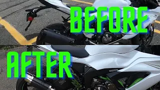 Preview of mods on Zx6r