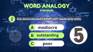 CSC WORD ANALOGY QUIZ #1