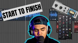 Rap Vocals FULL Mix Breakdown to a Type Beat (PRO TOOLS)