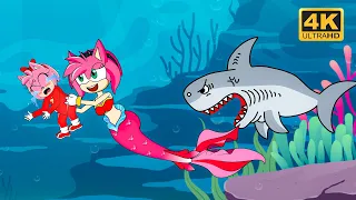 Mermaid rescue baby Amy! - Sonic The Hedgehog 2 Animation