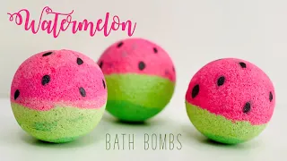 Watermelon Bath Bombs are Lots of Juicy Fun!