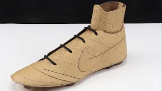 Diy | How To Make Nike Football Sneakers From Cardboard At Home