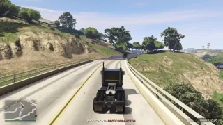 Grand Theft Auto V велосипеды против грузовиков