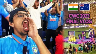 Heart Broken- Final : India vs Australia Cricket World Cup Vlog, Ahmedabad - Narendra Modi Stadium