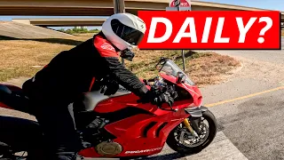 Can You DAILY a Ducati Panigale V4R?  (No... Really)