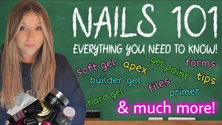 💅 All nail terms EXPLAINED! Nail Course 101. Including ALL the gels! Tech Career | Education | Learn