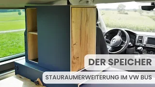 babum Speicher - Stauraumerweiterung für Möbelmodul Kastl zum VW Bus Camper Ausbau -T5, T6, T6.1