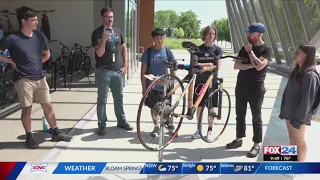 WATCH: Thaden High School student builds bamboo bicycle