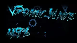 (49%) Sonic Wave (Extreme Demon) Progress part 9 | Geometry dash 2.1