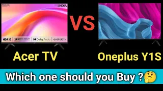 Acer Boundless 32 inch TV VS OnePlus Y1S 32 inch TV || Which TV should you buy ?🤔