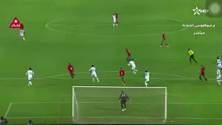 الهدف الأول للمنتخب المغربي في مرمى الكونغو الديمقراطية من توقيع عزالدين اوناحي المغرب 1-0 الكونغو