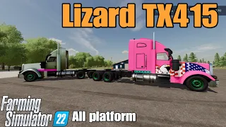 Lizard TX415 / FS22 mod for all platforms