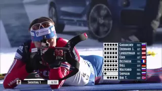 Twists and Turns ! Biathlon World Cup 2 (2015 - 2016) - Men's 12,5 km Pursuit Race