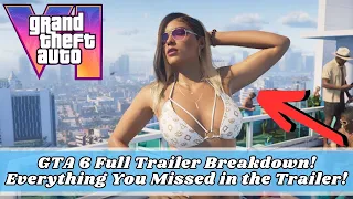 GTA 6 | 52 Things You Missed In The Trailer | Trailer Breakdown | Gamer Girl