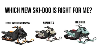 2024 Ski-Doo premium deep snow break down. Which model is right for you!