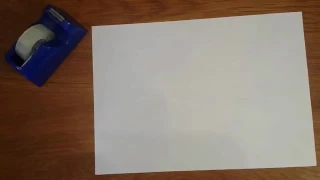 Как сделать меч  из бумаги (видео моего брата)