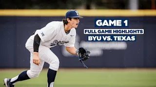 BYU vs. TEXAS  | FULL GAME HIGHLIGHTS | BYU Baseball | GAME 1