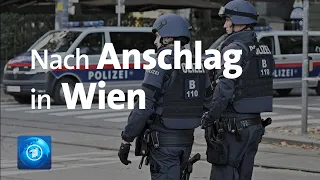 Nach Anschlag in Wien: Regierung spricht von islamistischem Terror