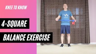 Balance After Knee Replacement  Surgery - 4 Square Exercise