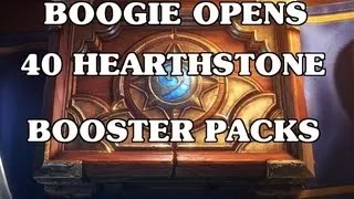 Opening 40 Hearthstone Packs