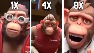 Chinese Monkeys Singing, but it keeps getting faster (Sped Up)
