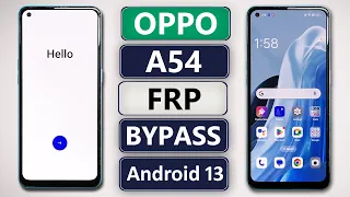 Oppo A54 5G FRP Bypass Android 13 Update | Oppo A54 (CPH2239) Gmail/Google Account Bypass Without Pc