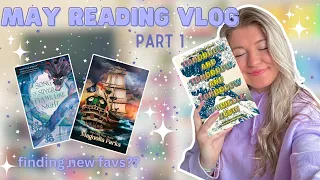 may reading vlog part 1 | finding a new favorite book!! ❤️🥰