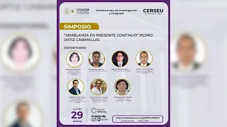 🔴#UNMSM Simposio: "Semblanza en presente continuo" Pedro Ortiz Cabanillas