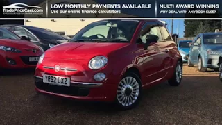 2012 FIAT 500 1.2 LOUNGE FOR SALE | CAR REVIEW VLOG