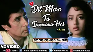 Dil Mere Tu Deewana Hai Full Video Song | Sooryavansham | Amitabh Bachchan, Soundarya | Kumar Sanu