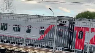 Электровоз Эп2к С Поездом Санкт Петербург - Новороссийск