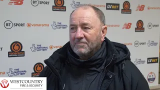 Official TUFC TV   Gary Johnson Post Win Over King's Lynn Town 20 03 21