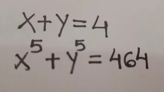 Math Olympiad | A Nice Algebra Problem | How to solve for X and Y in this problem ? 👇