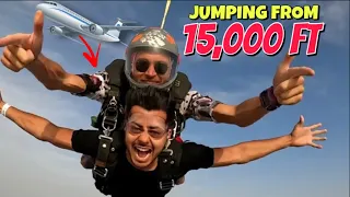 SKYDIVING IN DUBAI - Dream Jump😍🪂 | Abhishek Nigam