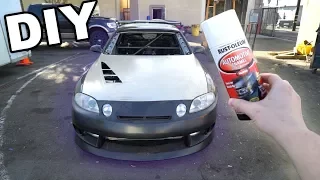 DIY ROLL CAGE SPRAY-PAINT!