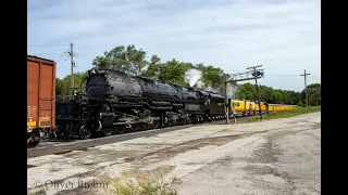 UP Big Boy 4014 shoves stalled Manifest over Blair Hill (6/29/2023)