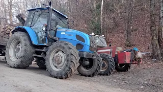 Trainando rimorchi con LANDINI VISION 100 POWER SHUTTLE...