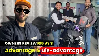 Owner's Review After 1 year of Yamaha R15 v3 S ,Vlog-62 Glti to Nhi Kardi Leke😱 #r15 #review #r15v3